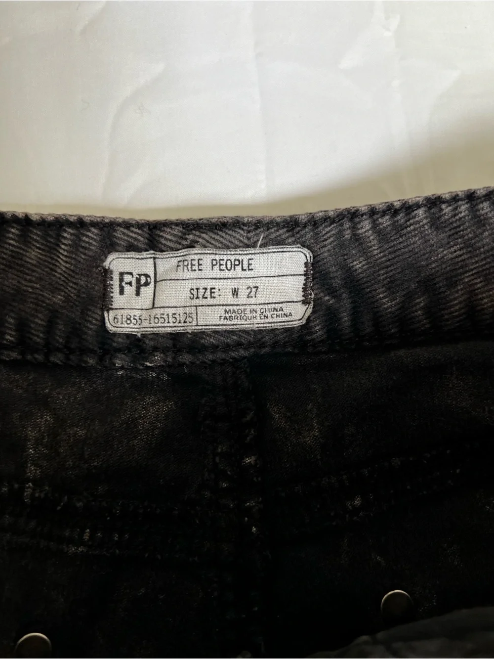 Free People washed charcoal
